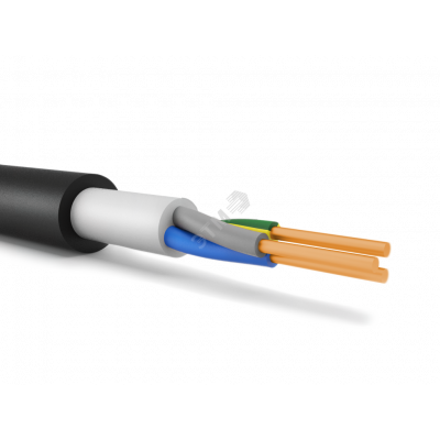 Кабель силовой ВВГнг(А)-LSLTx 3х2.5(ок) (N.PE)-0.660 однопроволочный
