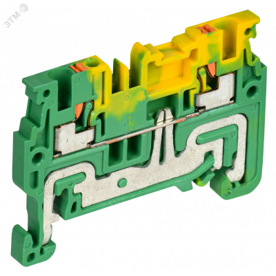 Колодка клеммная CP-PEN земля 1,5мм2 желто-зеленая IEK