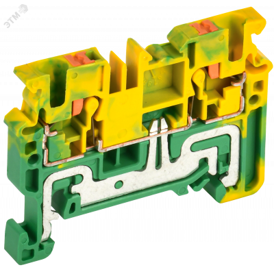 Колодка клеммная CP-PEN земля 2,5мм2 желто-зеленая IEK