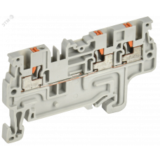 Колодка клеммная CP-MC 3 вывода 1,5мм2 серая IEK