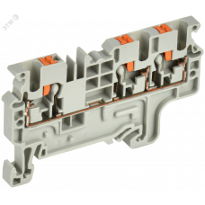 Колодка клеммная CP-MC 3 вывода 2,5мм2 серая IEK