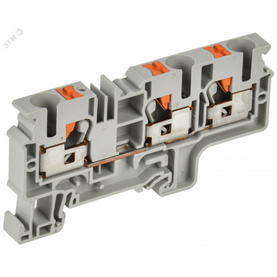 Колодка клеммная CP-MC 3 вывода 10мм2 серая IEK