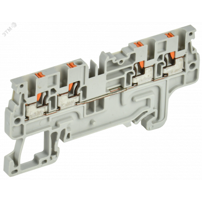 Колодка клеммная CP-MC 4 вывода 1,5мм2 серая IEK