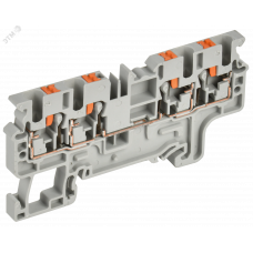 Колодка клеммная CP-MC 4 вывода 2,5мм2 серая IEK