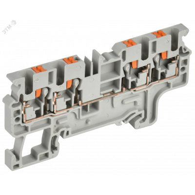 Колодка клеммная CP-MC 4 вывода 2,5мм2 серая IEK
