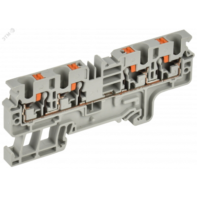 Колодка клеммная CP-MC 4 вывода 4мм2 серая IEK