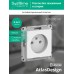 Розетка ATLASDESIGN без заземления 16А механизм белый