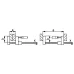 Струбцина UniKlamp корпусная легкая 300/80, усилие: 1.5 кН