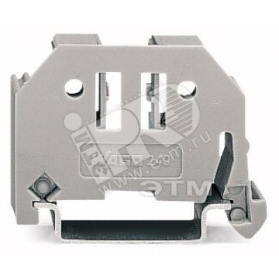 Стопор Wago для рейки DIN 6мм Уп.=25шт. на DIN рейку