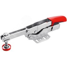 Зажим регулируемый горизонтальный, с коленчатым рычагом, усилие: 2.5 кН, с открытым плечом и горизонтальным основанием 60