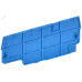 ARMAFIX Заглушка EPCX4-3 BU для колодки клеммной CP/CX4-3 синяя IEK