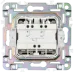 SKANDY Выключатель жалюзи 10А SK-V12N никель IEK