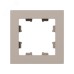 Рамка 1-местная крем.  пластик Эпика EKF