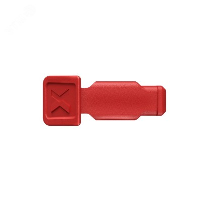 Клипса цветная, красная, 10 шт, для маркировки инструмента KNIPEX, ColorCode Clip