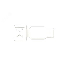 Клипса цветная, белая, 10 шт, для маркировки инструмента KNIPEX, ColorCode Clip