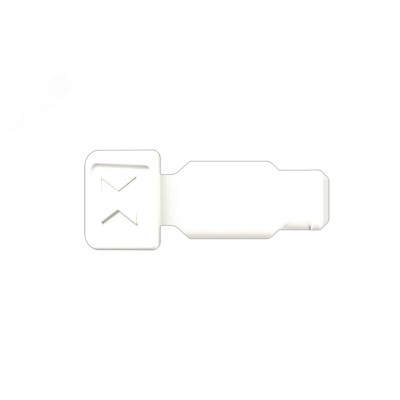 Клипса цветная, белая, 10 шт, для маркировки инструмента KNIPEX, ColorCode Clip