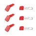 Набор клипс, KN-006110CR ColorCode Clip красная 3 шт, KN-006210TR TetheredTool Clip 3 шт, для маркировки и страховочной системы KNIPEX Tethered Tools Набор клипс, KN-006110CR ColorCode Clip красная 3 шт, KN-006210TR TetheredTool Clip 3 шт, для маркировки и страховочной системы KNIPEX Tethered Tools