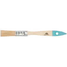 Кисть флейцевая, натур. cветлая щетина, деревянная ручка 1/2'' (13 мм)