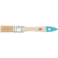 Кисть флейцевая, натур. cветлая щетина, деревянная ручка 3/4'' (19 мм)