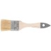 Кисть флейцевая ''Лайт'', натур. cветлая щетина, деревянная ручка 1,5'' (38 мм)