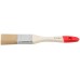 Кисть флейцевая ''Оптима'', натур. cветлая щетина, деревянная ручка 1.5'' (38 мм)