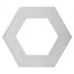 Светильник LED ЭРА Geometria SPO-123-W-40K-045 Hexagon 45Вт 4000K 2900Лм IP40 600*80 белый подвесной драйвер внутри