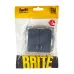 BRITE Выключатель двухклавишный с индикацией 10А ВС10-2-1-БрМ маренго