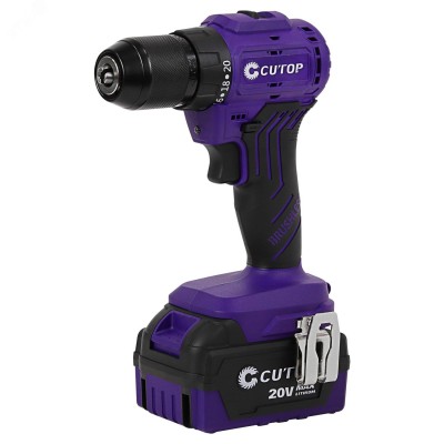 Шуруповерт  E-Profi 20В, 13мм, 2 Батареи, 4ач, З/у (кулер), пл. бокс.