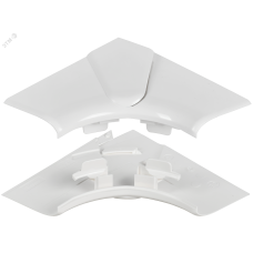 DLP Угол внутренний изменяемый 80х50мм белый