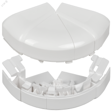 DLP Угол внешний изменяемый 105х50мм белый