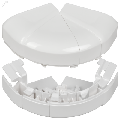 DLP Угол внешний изменяемый 105х50мм белый