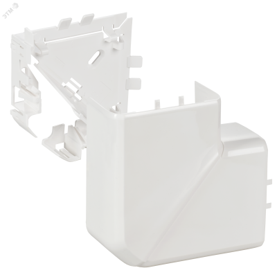 DLP Угол плоский 105х50мм белый