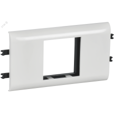 DLP Рамка и суппорт на 2 модуля 65мм белая