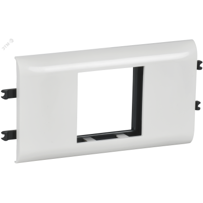 DLP Рамка и суппорт на 2 модуля 65мм белая