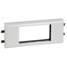 DLP Рамка и суппорт на 4 модуля 65мм белая