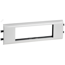 DLP Рамка и суппорт на 6 модулей 65мм белая