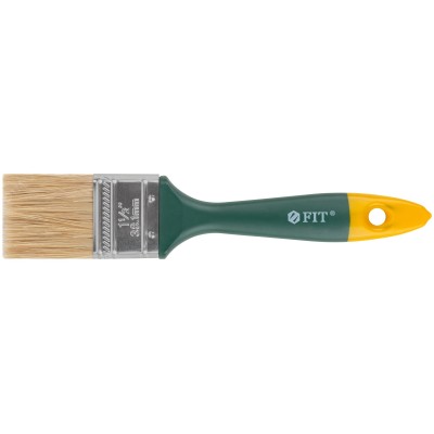 Кисть флейцевая Контур, натур.светлая щетина,     пластиковая ручка 1,5 (38 мм)