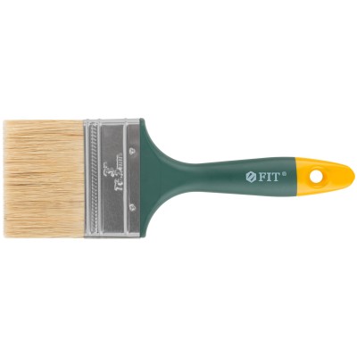 Кисть флейцевая Контур, натур.светлая щетина,     пластиковая ручка  3 (75 мм)