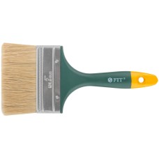 Кисть флейцевая ''Контур'', натур.светлая щетина, пластиковая ручка  4'' (100 мм)