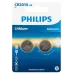 Батарейки Philips CR2016P2/51 литиевые 2шт. CR2016-2BL (2/40/400/24000)