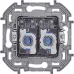 Розетка компьютерная двойная RJ45 категория 6 UTP слоновая кость INSPIRIA