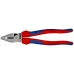 Плоскогубцы комбинированные рез твердая проволока 3мм рояльная струна (HRC 59) 25мм кабель 14мм (25мм) L=225мм черные двухкомпонентные рукоятки