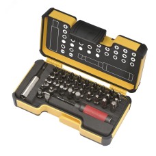 Набор бит SL/PZ/PH/HEX/Tx/SQ и битодержателем STAR в кейсе, 38 шт