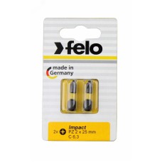 Бита крестовая ударная серия Impact PZ 2X25,2 шт