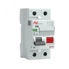 Устройство защитного отключения DV 2P 25А/300мА (AC) EKF AVERES