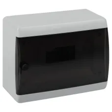 Корпус пластиковый навесной COMFORT ЩРН-П-8 IP41 прозрачная крышка белый