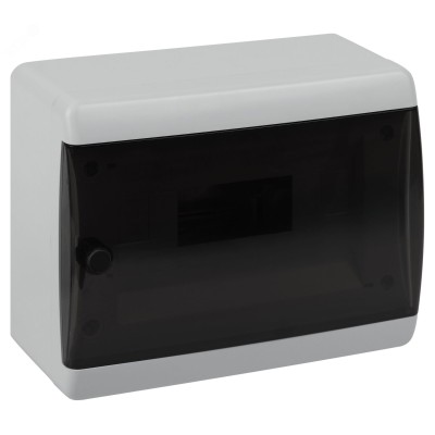 Корпус пластиковый навесной COMFORT ЩРН-П-8 IP41 прозрачная крышка белый