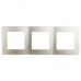 12-5003-15 ЭРА Рамка на 3 поста, Эра12, перламутр (15/150/2400)
