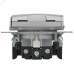 BRITE Розетка 1-местная с заземлением с защитными шторками и крышкой 16А IP44 РСбш10-3-44-БрГН металл хром/никель IEK