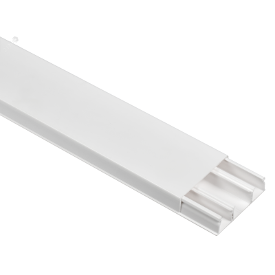 DLPlus Кабель-канал плинтусный 60/3х16мм белый